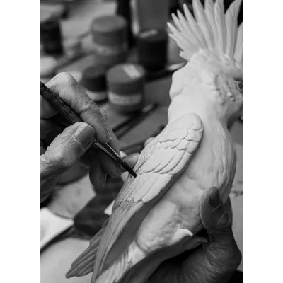 Cockatoo Vase
