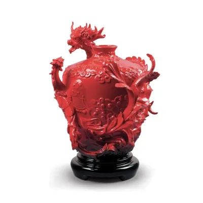 Dragon & Phoenix Vase
