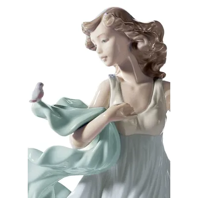 Summer Serenade Woman Figurine