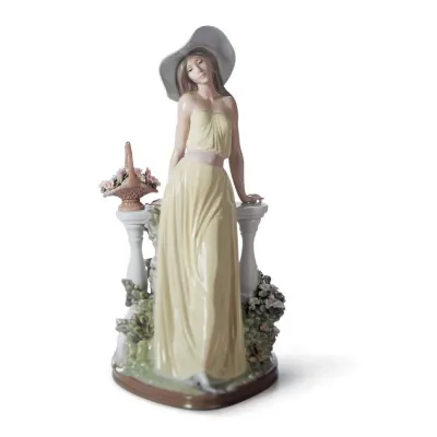 Time For Reflection Woman Figurine