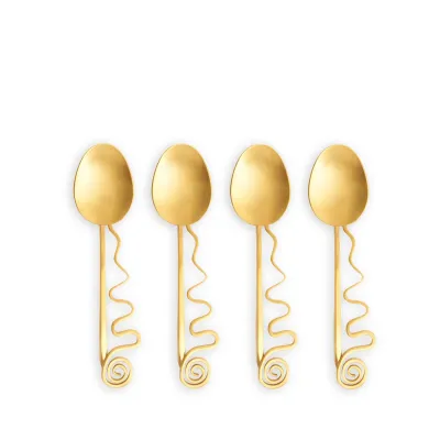 Spirale Cocktail Spoons (Set of 4)