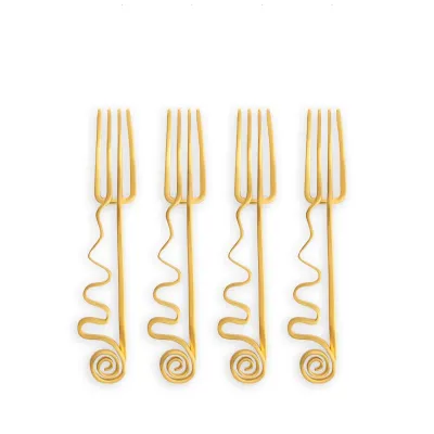 Spirale Cocktail Forks (Set of 4)