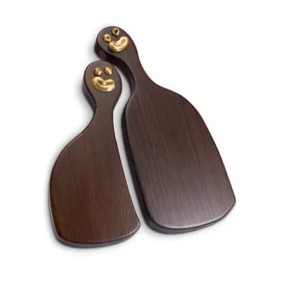 L'Objet + Haas Cheese Louise Nested Cheese Boards (Set of 2) Small: 14 x 6 x 1.25" - 36 x 15 x 3cm; Large: 17.5 x 7.25 x 1.25" - 44 x 18 x 3cm
