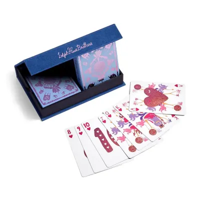 L'Objet + Haas Playing Cards (Set of 2) 5.75 x 4 x 1.25" - 15 x 10 x 3cm
