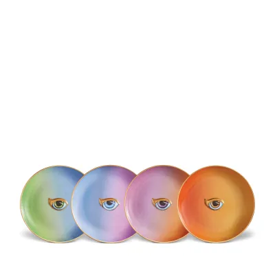 L'Objet + Lito Plates Assorted (Set of 4) 6" - 15cm