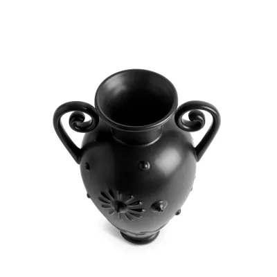 Orpheus Amphora Diffuser Black 7.75 x 6.25 x 11.5" - 20 x 16 x 29cm