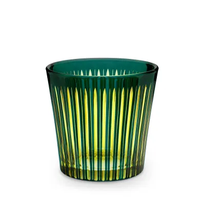 Prism Green Ice Bucket + Tongs