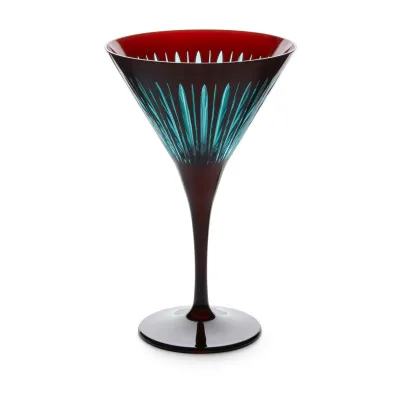 Prism Bordeaux Martini Glasses, Set of 4