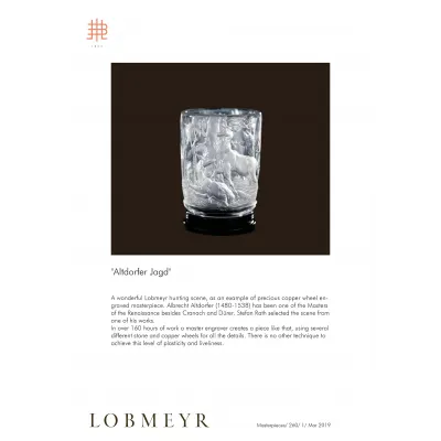 Vase engr. Altdorfer Jagd