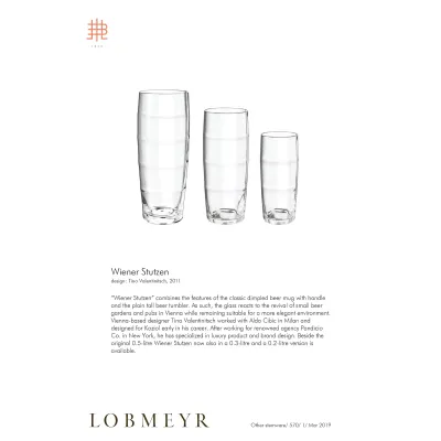 Wiener Pfifferl optic beer tumbler