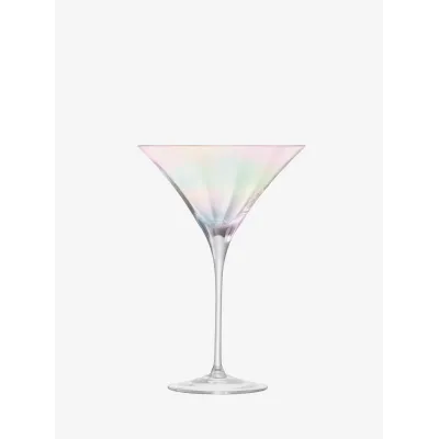 Pearl Martini Glass 10 oz Mother of Pearl, Set of 2