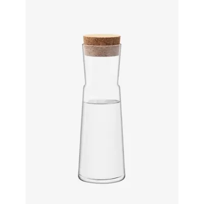 Gio Clear Carafe & Cork Stopper 44 oz