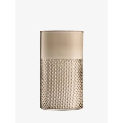 Wicker Vase/Lantern Height 9.75 in Taupe