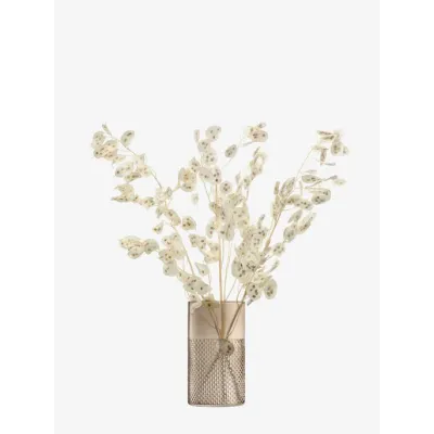 Wicker Vase/Lantern Height 9.75 in Taupe