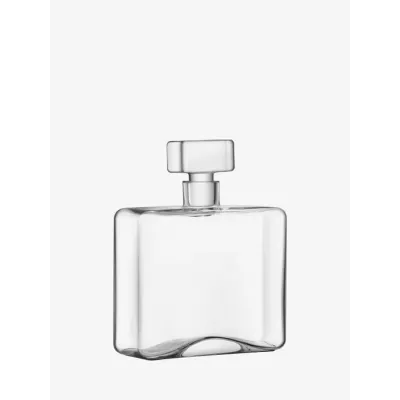 Cask Whisky Rectangle Decanter 34 oz Clear