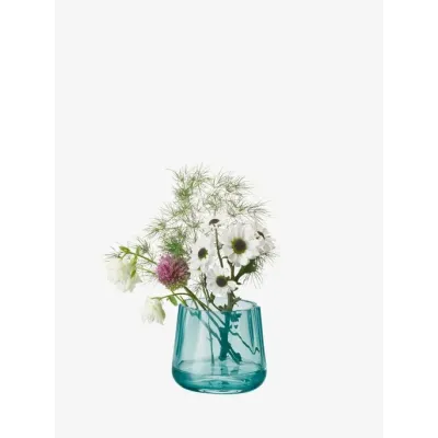 Lagoon Tealight Holder/Vase Height 3.25 in Sea Green