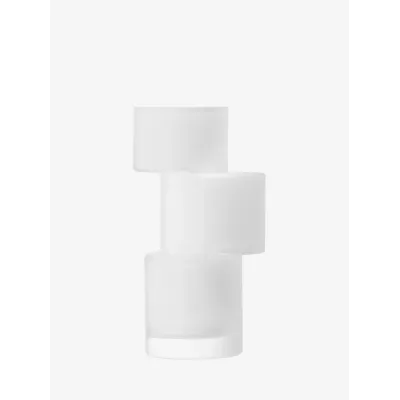 Tier Vase Height 10.25 in Chalk White
