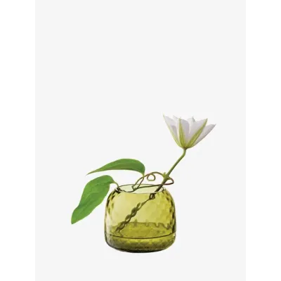 Dapple Tealight Holder/Vase Height 2.75 in Woodland Green