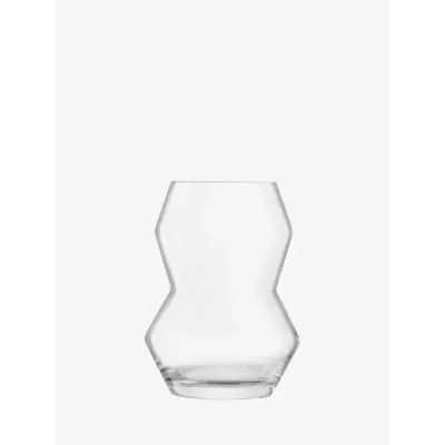 Sculpt Clear Vase H6.25in