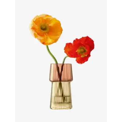 Gems Amber Vase H4.75in