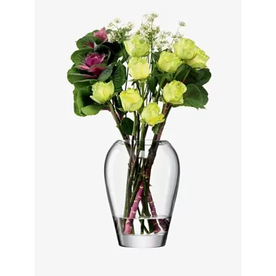 Flower Garden Bouquet Vase Height 9.75 in Clear