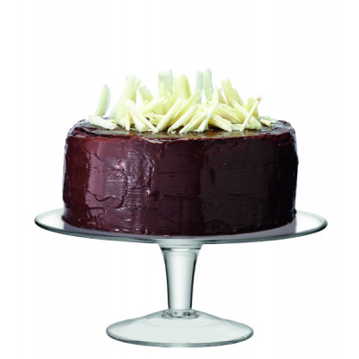 Serve Cake Stand Round 12.25 in Clear