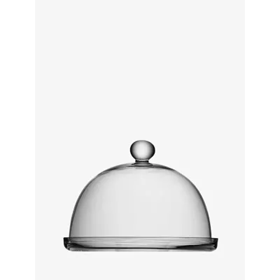 Vienna Plate & Dome Round 9.75 in /Round 8.75 in Height 7 in Clear