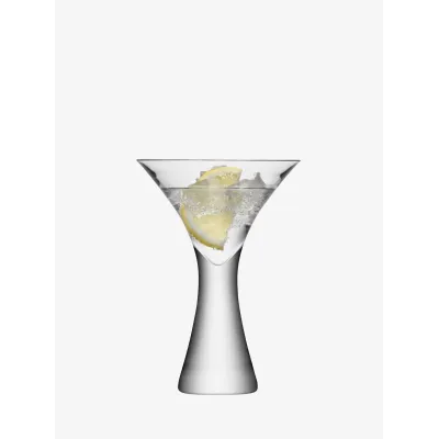 Moya Martini Glass 10 oz Clear, Set of 2