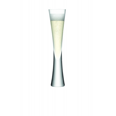 Moya Champagne Flute 6 oz Clear, Set of 2