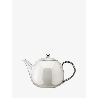 Palazzo Teapot 1.3L Pearl/Platinum