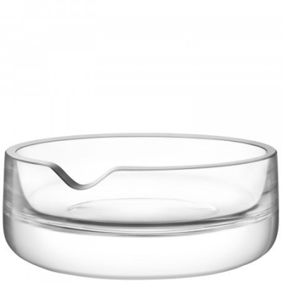 Bar Culture Cigar Ashtray Round 6.75 in Clear