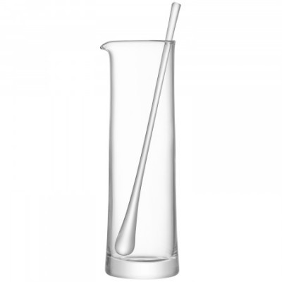 Gin Cocktail Jug & Stirrer 42 oz Clear