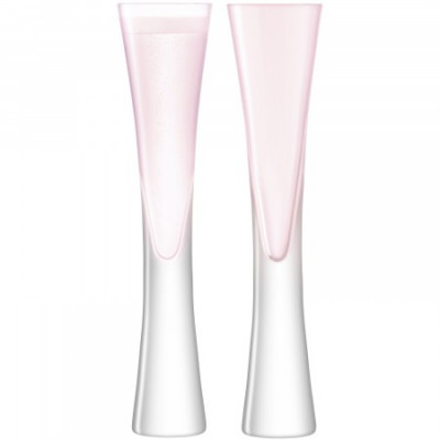 Moya Champagne Flute 6 oz Blush, Set of 2