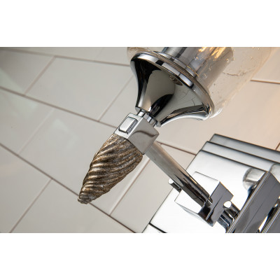 Vetiver 1-Light Wall Sconce Silver