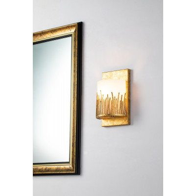 Sawgrass 1-Light Wall Sconce Distressed Gold