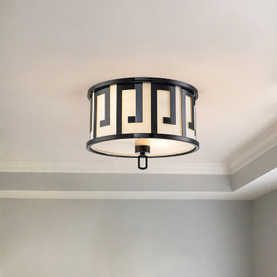 Leumria Flush Mount Black