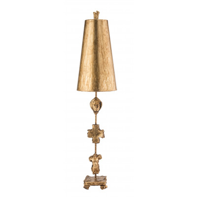 Fragment Distressed Gold Table Lamp By Lucas McKearn