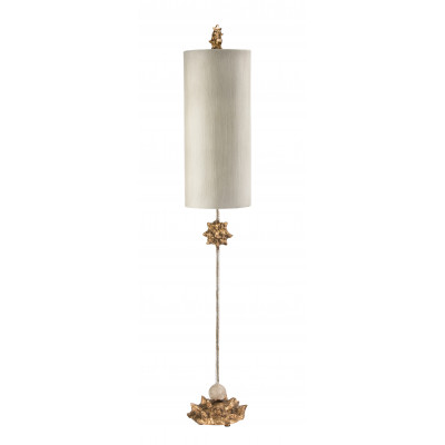 Lucas McKearn Nettle Tall Large Buffet Table Lamp Distressed Gold by Lucas Mckearn