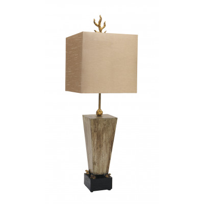 Grenouille Table Lamp Classically finished and accent with Cast Frogs to show Whimsy and Fun Design