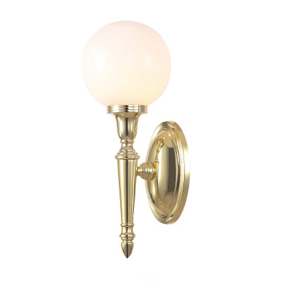 Dryden 1-Light Bath-Light Polished Brass