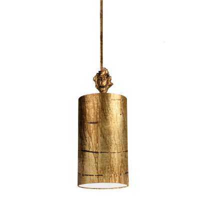 Fragment Silver Small mini Pendant convertible to semi flush Distressed