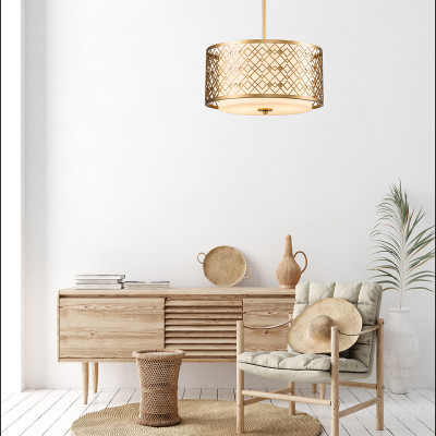 Ziggy Large Pendant Laquered Gold