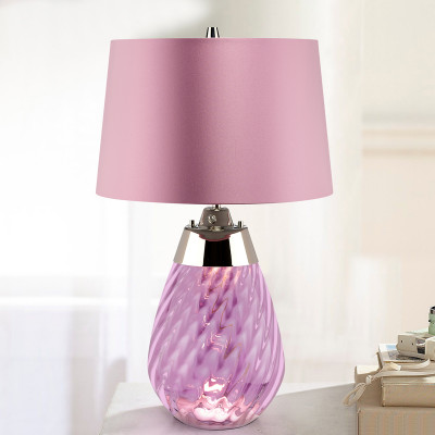 Small Lena Table Lamp Plum with Plum Shade