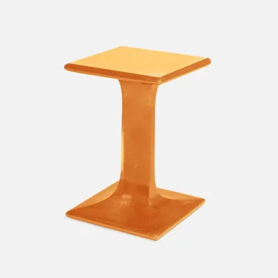 Bexley Marigold Cast Resin Laptop Indoor/Outdoor Table 16"L x 16"W x 24"H