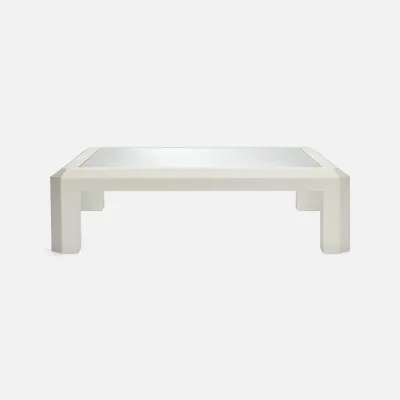 Haru Pristine Textured Resin Coffee Table