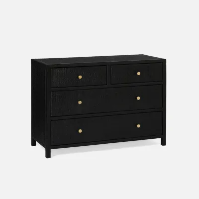 Isla Dresser Onyx 48"L x 20"W x 34"H Peeled Rattan