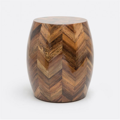 Jada Stool Natural 15"D x 18"H Banana Bark