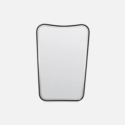 Gage Dark Chestnut Metal Rectangular Mirror 26"W X 38"H