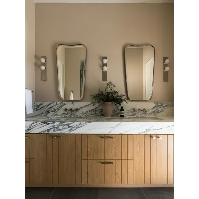Gage Pewter Metal Rectangular Mirror 26"W X 38"H