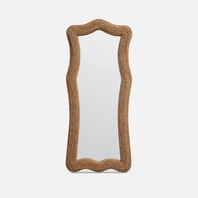 Weatherley Natural Lampakanay Rectangular Mirror 22"W x 52"H